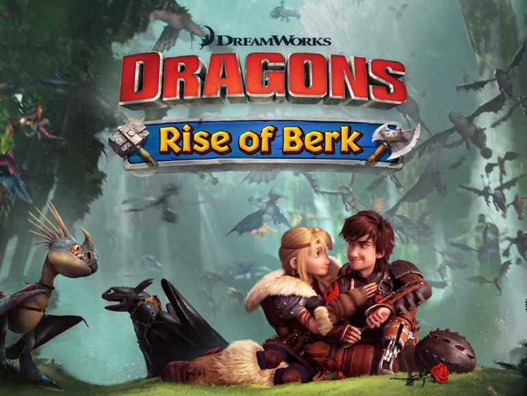 Toothless and his Son! Rise of Berk App