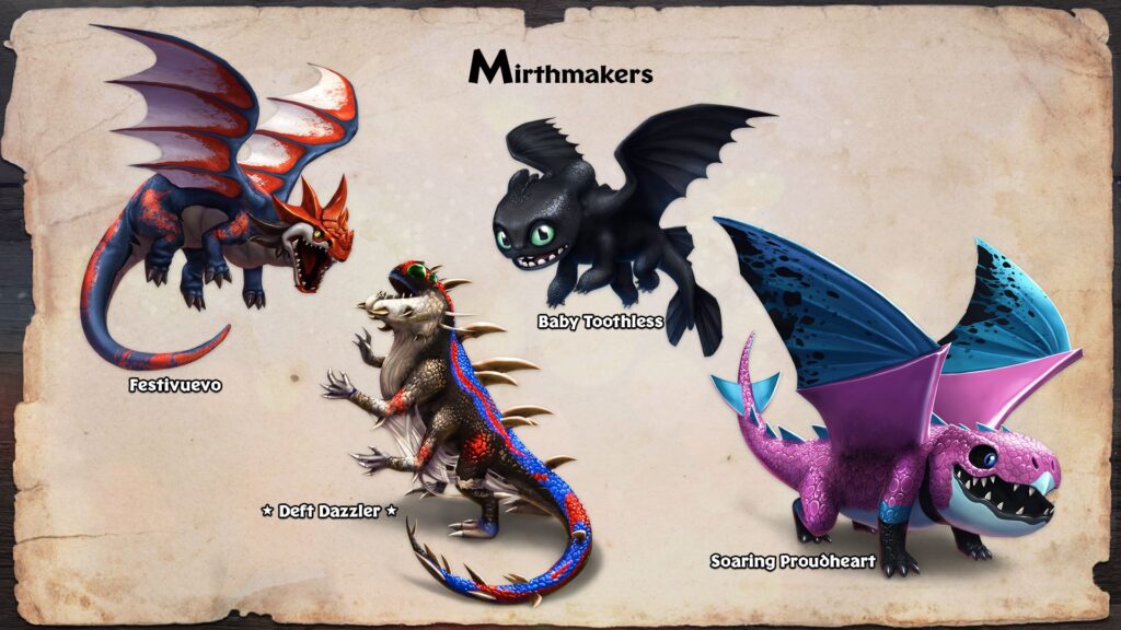 Toothless and his Son! Rise of Berk App